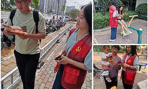 錦盾律所對多個社區(qū)進行《民法典》宣傳活動